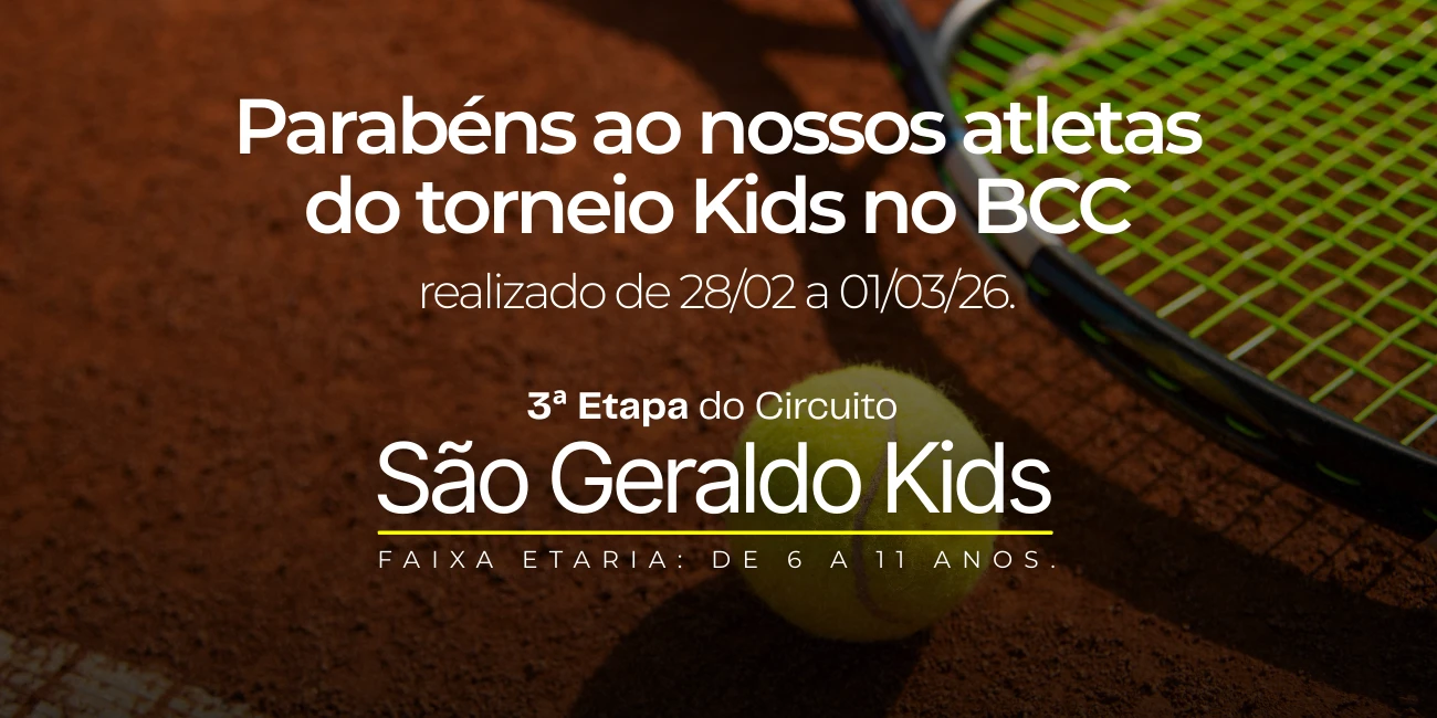 Circuito São Geral Kids 3ª etapa - 2026